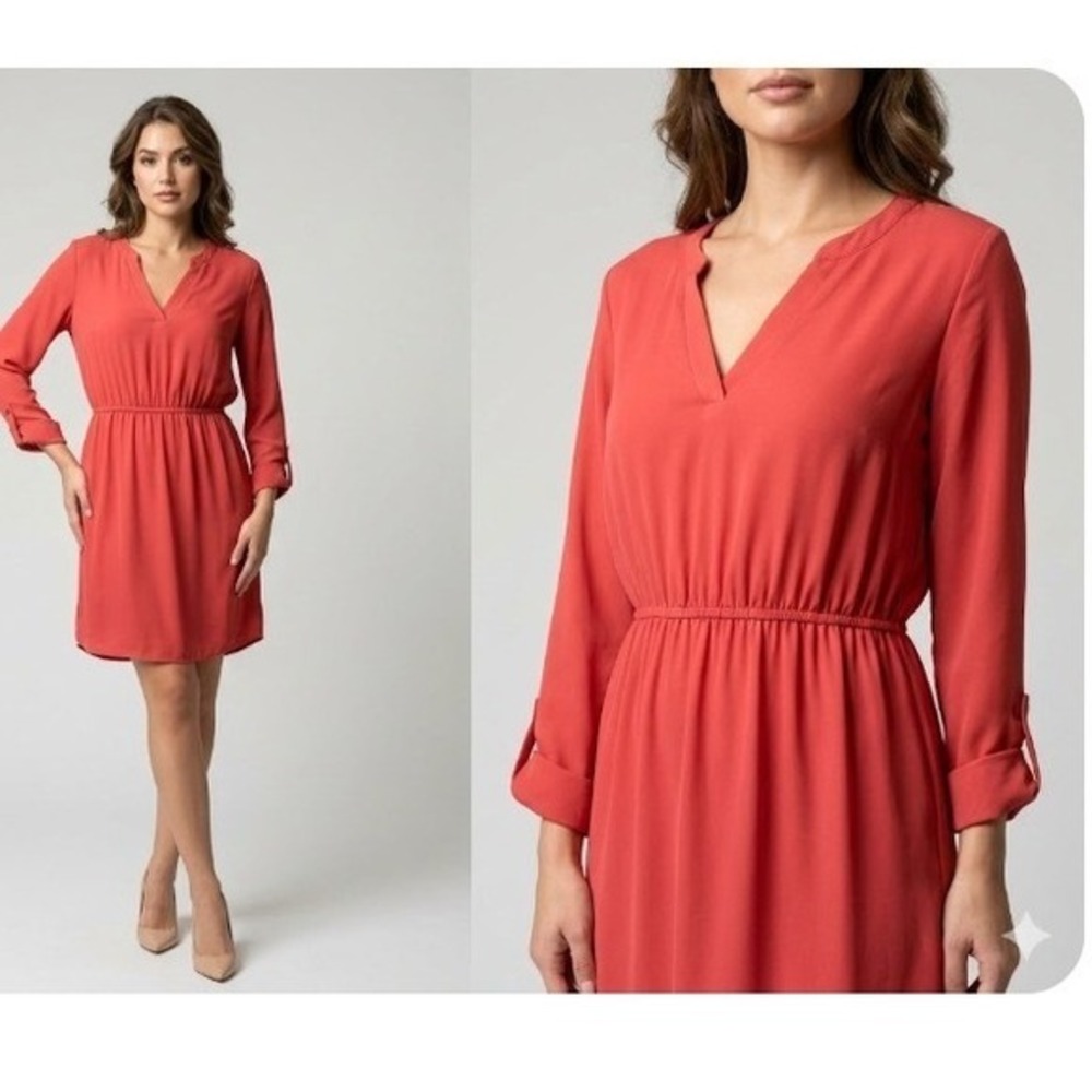 Necked Zebra Red Dress Small